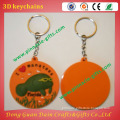 3D soft pvc souvenir keychains for USA market